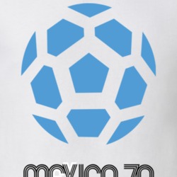 World Cup 1970 Mexico Host Logo Soccer T Shirt 34310053