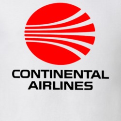 Continental Airlines Retro Defunct Airline T Shirt 34485713