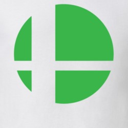 Super Smash Bros Logo Green Gaming Video Game T Shirt 34665655
