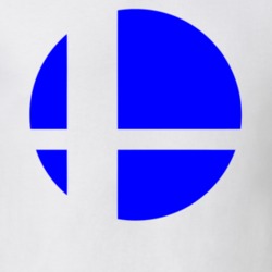 Super Smash Bros Logo Blue Gaming Video Game T Shirt 34665657