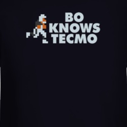 Bo Knows Tecmo Retro Football Video Game Long Sleeve T Shirt 34665661