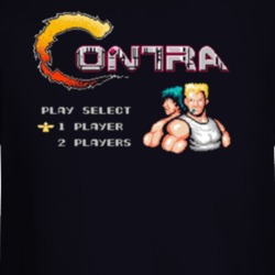 Contra Retro Nes Classic Video Game Long Sleeve T Shirt 34665665
