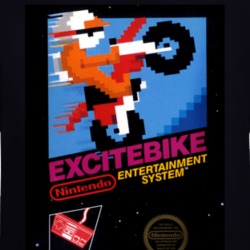 Excitebike Nes Box Art Retro Video Game Long Sleeve T Shirt 34665678