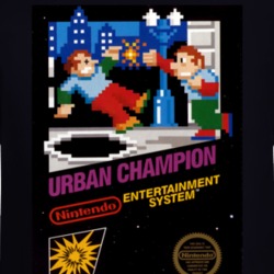Urban Champion Nes Box Art Retro Video Game Long Sleeve T Shirt 34665687
