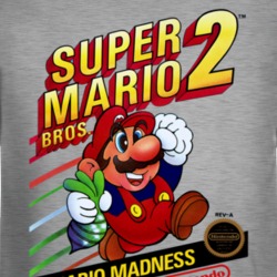 Super Mario Bros 2 Retro Video Game Long Sleeve T Shirt 34787222