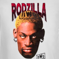 Dennis Rodman Rodzilla Wcw Retro Wrestling Long Sleeve T Shirt 34787224