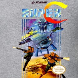 Super C Contra Box Art Retro Video Game T Shirt 35054106