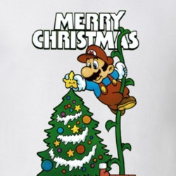 Super Mario Christmas Theme Holiday Season T Shirt 35090185