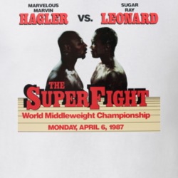Marvin Hagler Vs Sugar Ray Leonard Retro 80's Boxing Fight T Shirt 35184753