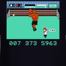 Mike Tyson's Punchout Final Code Video Game T Shirt 35293508