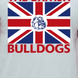 The British Bulldogs Retro Wrestling Baseball Raglan Shirt 35343642