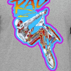 Rad Movie Retro 80's Bmx Movie Baseball Raglan T Shirt 35427388