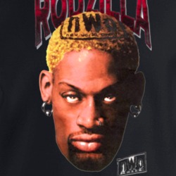Dennis Rodman Rodzilla Wcw Retro Wrestling Crewneck Sweatshirt T Shirt 35427394