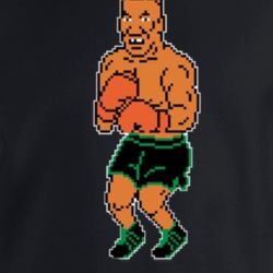Mike Tyson's Punch-out 8 Bit Boxing Crewneck Sweatshirt T Shirt 35427396