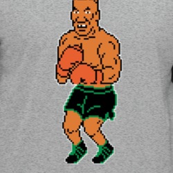 Mike Tyson's Punch-out Nes 8 Bit Baseball Raglan T Shirt 35427434