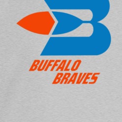 Buffalo Braves Retro 70's Basketball Grey Crewneck Sweatshirt T Shirt 35427704