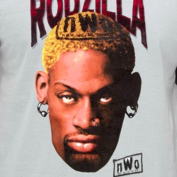 Dennis Rodman Rodzilla Wcw Retro Wrestling Baseball Raglan T Shirt 35427709
