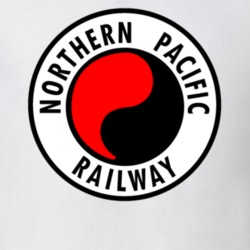 Northern Pacific Railway Retro Railway Trains T Shirt 36090440
