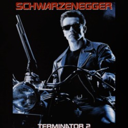 Terminator 2 Schwarzenegger 90's Retro Movie T Shirt 36299568