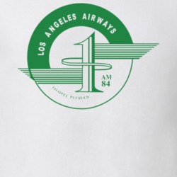 Los Angeles Airways Defunct Airline Logo T Shirt 36314774