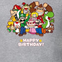 Nes Happy Birthday Super Mario Fun T Shirt 36314792