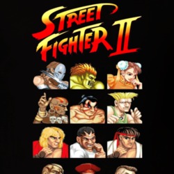 Street Fighter 2 Characters Cool Video Game Retro T Shirt 36314795