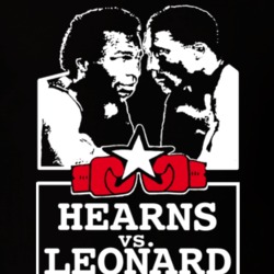 Hearns Vs Leonard Retro Boxing T Shirt 82816