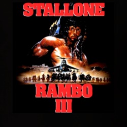 Stallone Rambo III Retro Movie T Shirt 86077