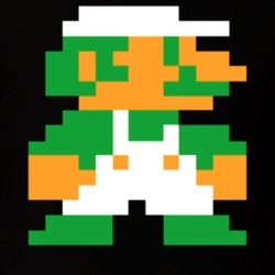 Super Mario Bros Luigi 8 Bit T Shirt 89604