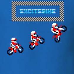 Excitebike Classic NES Video Game T Shirt 89610
