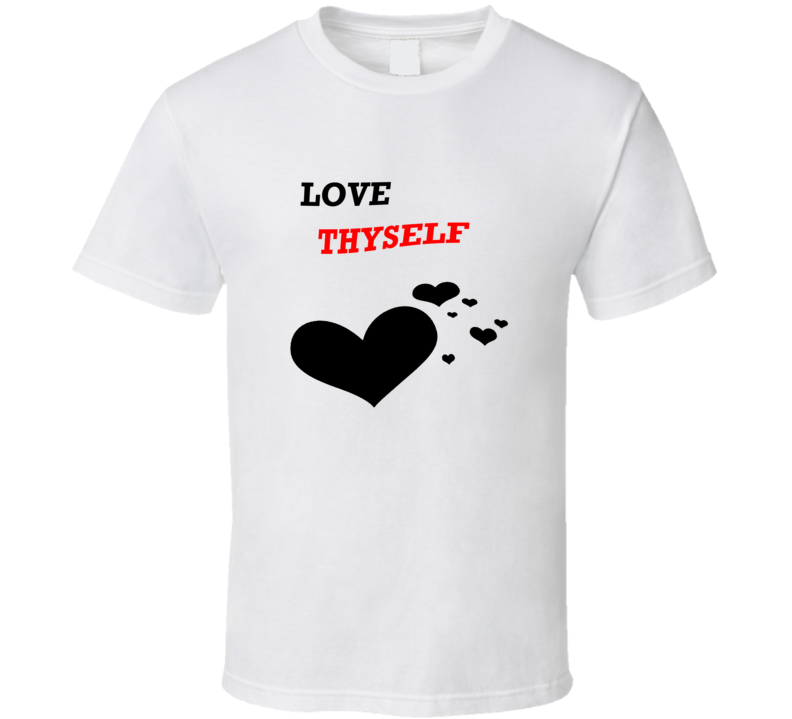 100% Cotton Love Thyself summer T-shirt