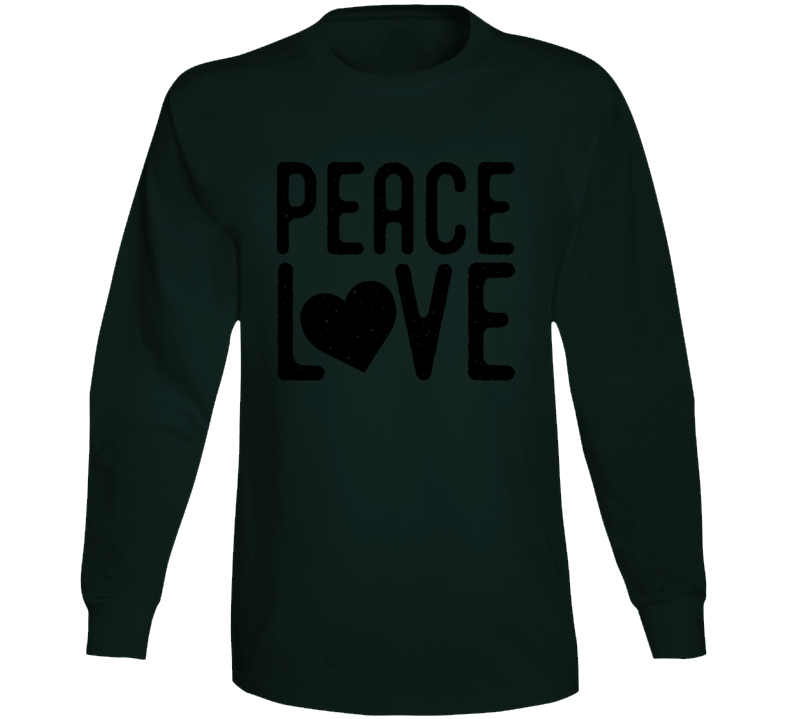 Peace Love Long Sleeve Tee Long Sleeve