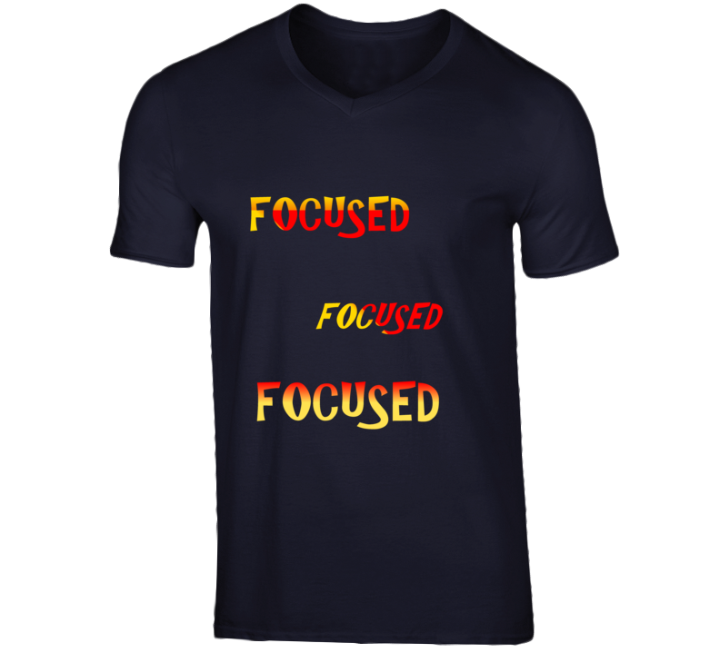 Focused V-neck T Shirt