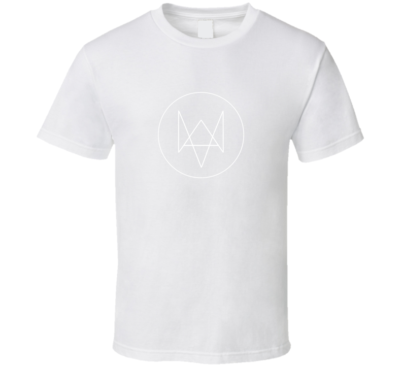 Watchdog Symbol White Logo Fan T Shirt