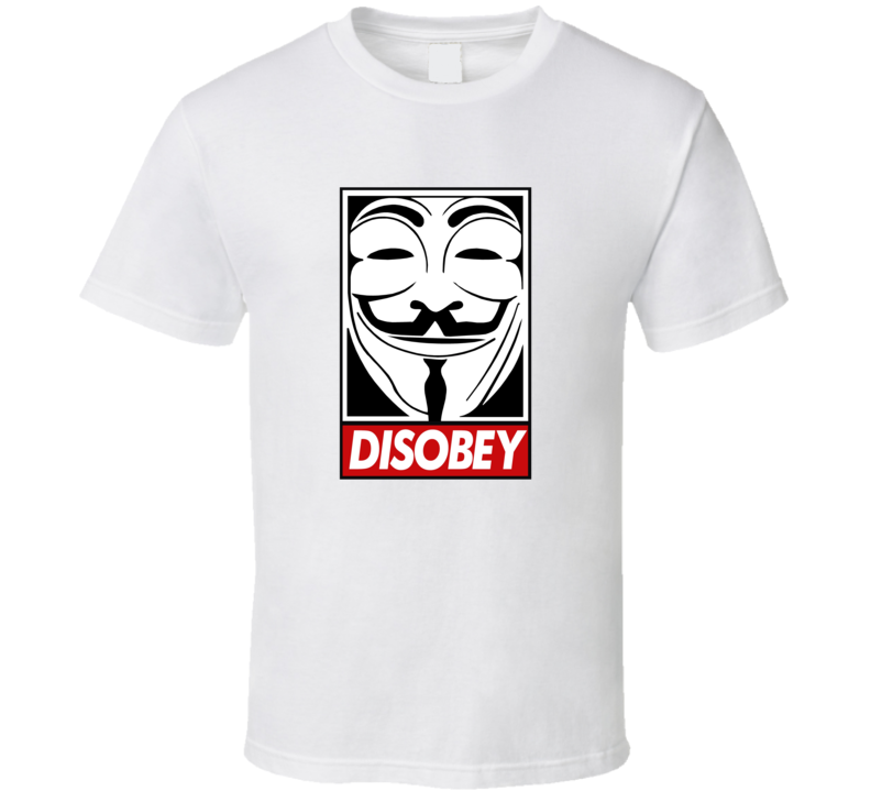 Disobey Fan T Shirt Disobey Fan T Shirt
