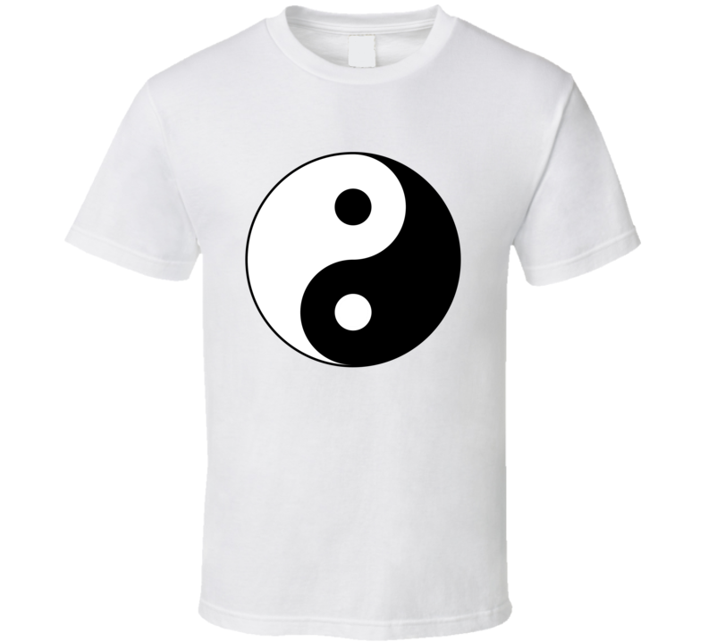 Ying Yang Large Fan T Shirt