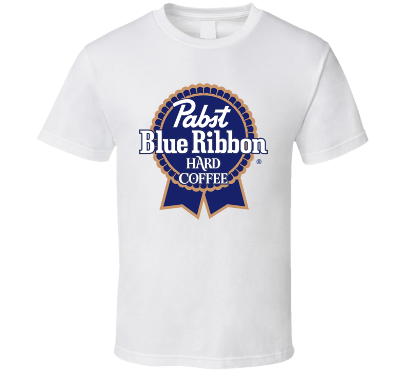 Blue Ribbon Hard Coffee Fan T Shirt