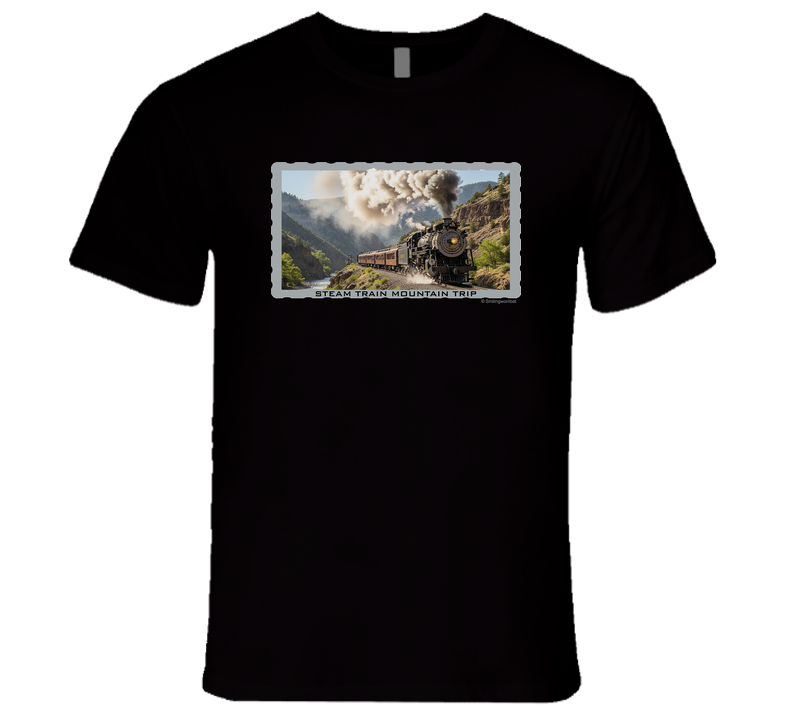Mountain Steam Train Trip Shirts Collection