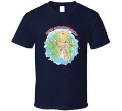 Kush Dynasty League Fighting Robot Ranger With Laser Gun T Shirt 37841454