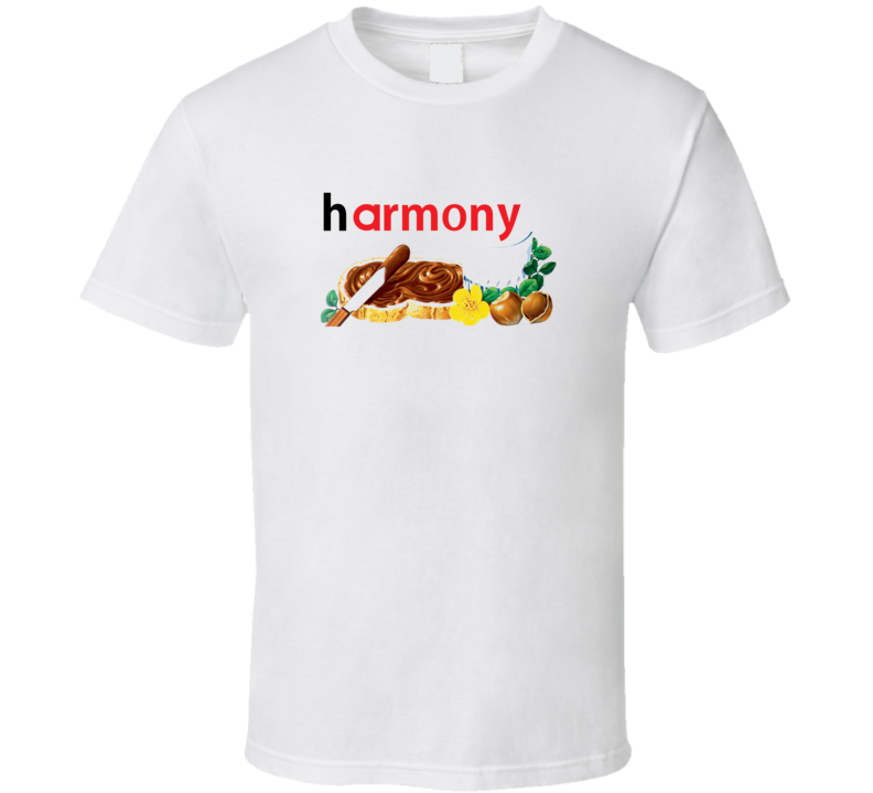 Harmony Nutella Personalized First Name Gift T Shirt Harmony Nutella Personalized First Name Gift T Shirt