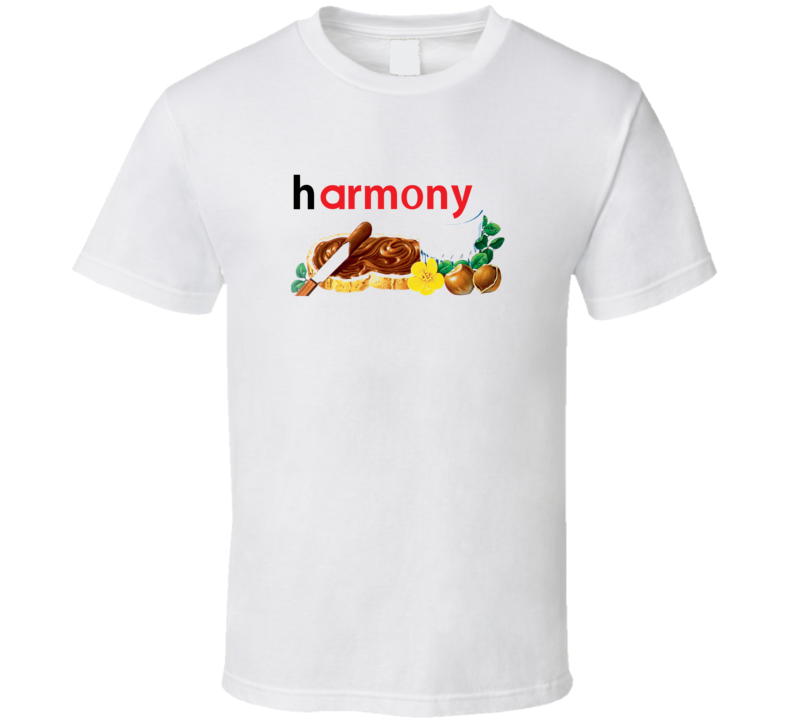 Harmony Nutella Personalized First Name Gift T Shirt