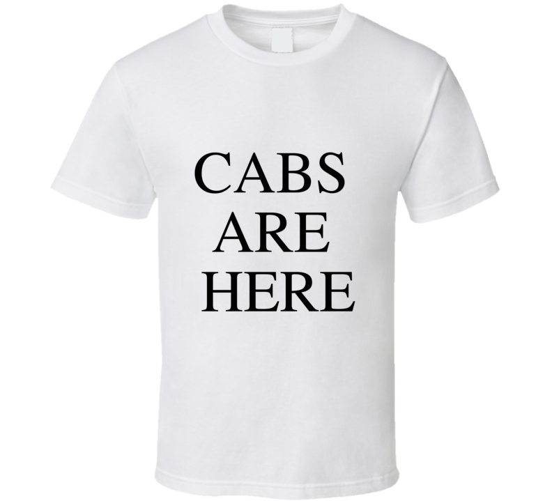 Cabs Are Here Jersey Short T-shirt 