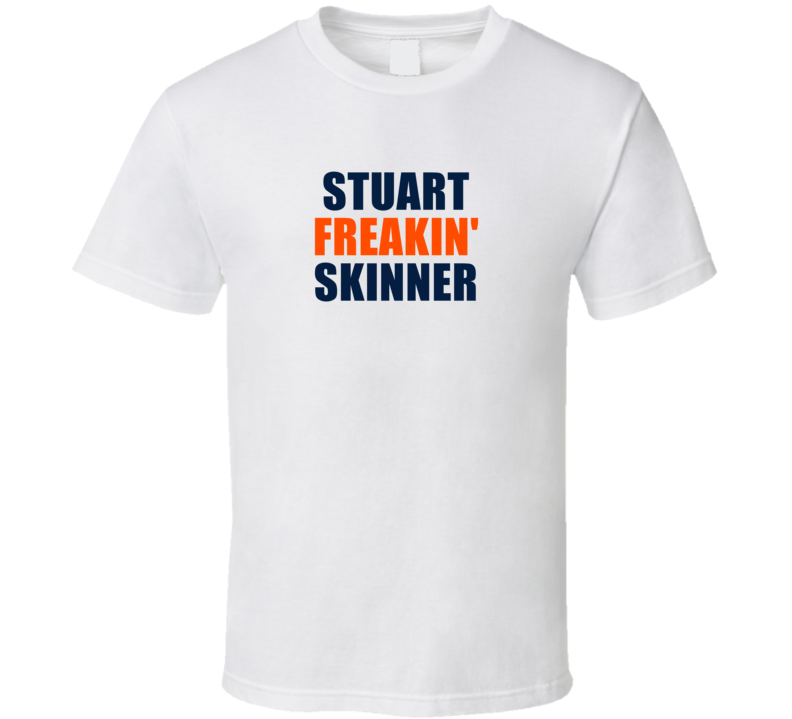 Stuart Freakin&#039; Skinner Edmonton Hockey Team Fan Player T Shirt