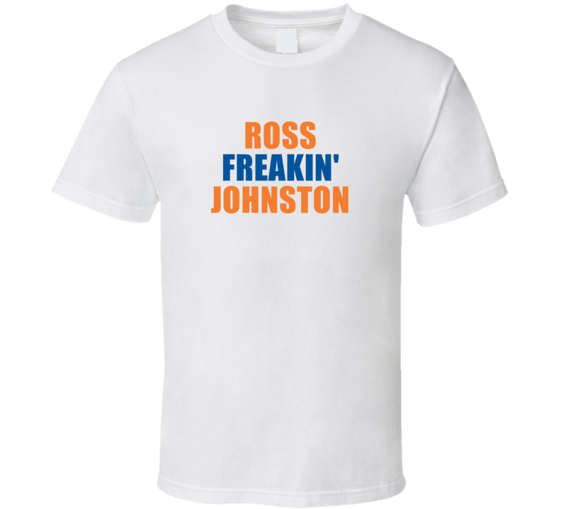 Ross Freakin&#039; Johnston New York Hockey Team Fan Player T Shirt