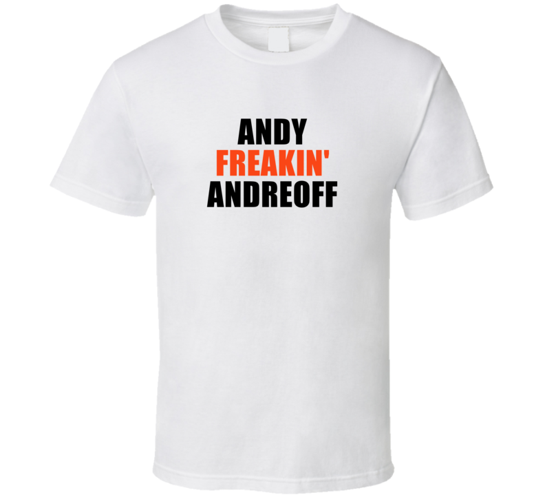 Andy Freakin&#039; Andreoff Philadeplhia Hockey Team Fan Player T Shir
