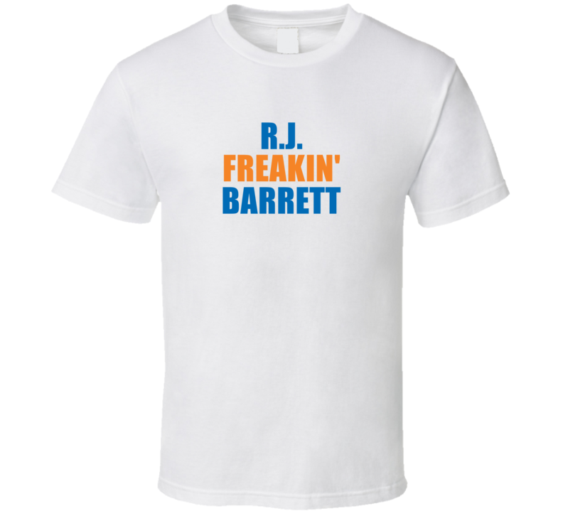 R.j. Freakin' Barrett New York Basketball Team Fan Player T Shirt