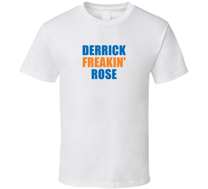 Derrick Freakin' Rose New York Basketball Team Fan Player T Shirt