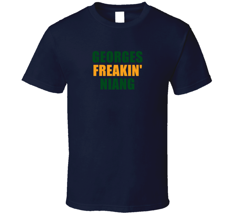 Georges Freakin&#039; Niang Utah Basketball Team Fan Player T Shirt