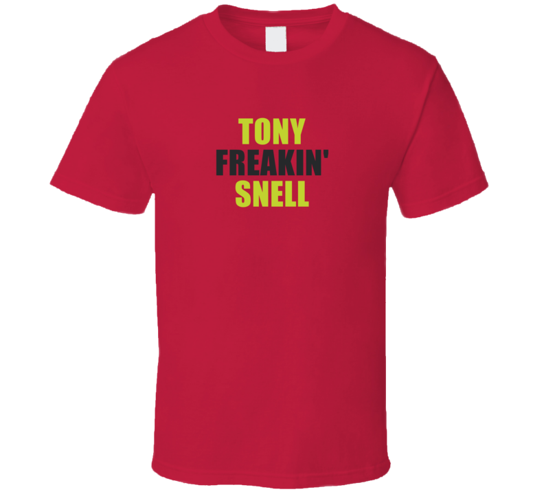 Tony Freakin&#039; Snell Atlanta Basketball Team Fan Player T Shirt
