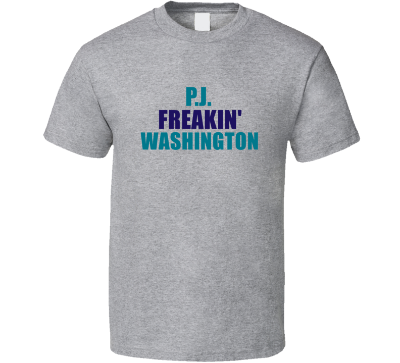 Pj Freakin&#039; Washington Charlotte Basketball Team Fan Player T Shi